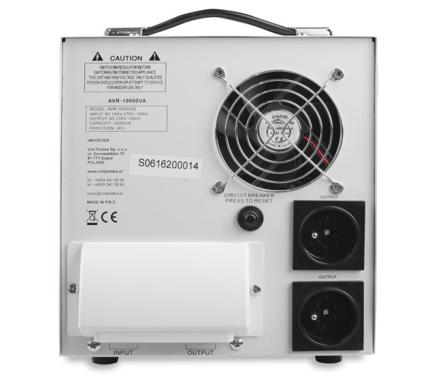 VOLT AVR 10000 (10000VA) STABILIZATOR - 1100693 - zdjęcie 3